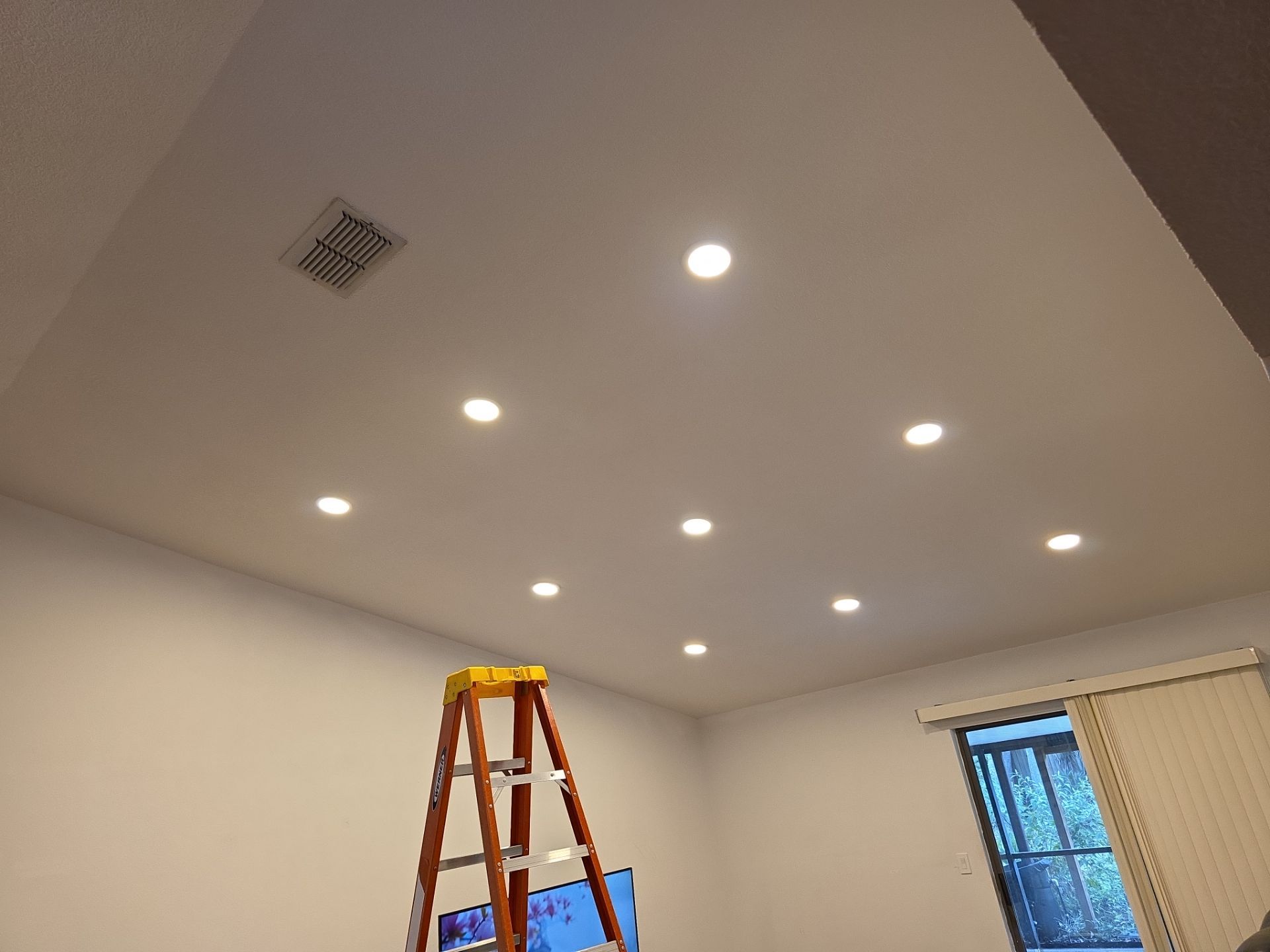 Lights on ceiling