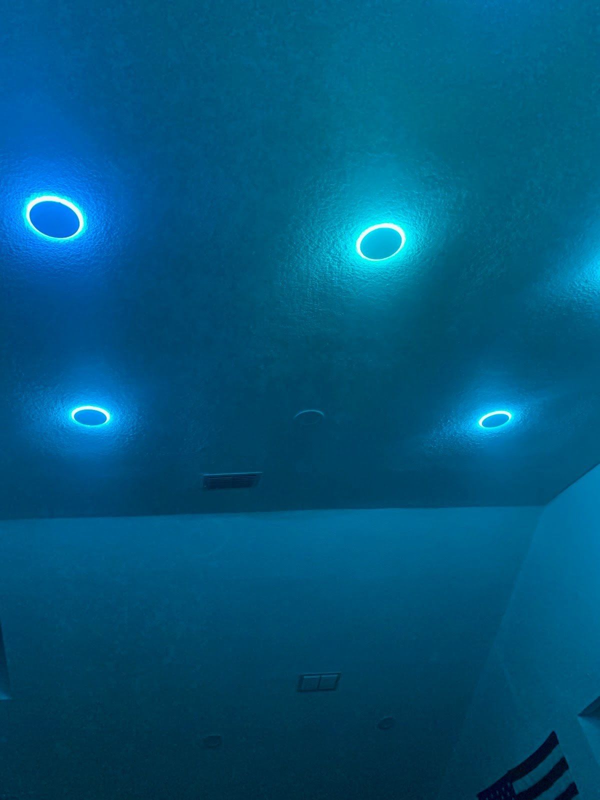 Lights on ceiling